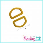 RING - D SHAPE-PLASTIC-30MM SUN16